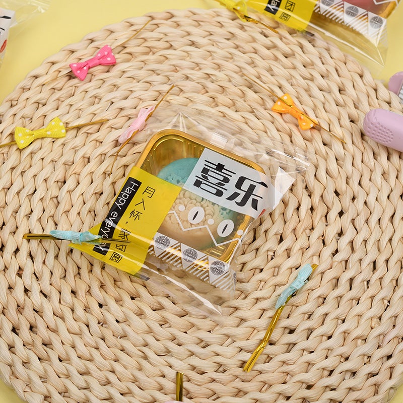 Mid-Autumn Moon Cake Bag 2024 Cantonese Moon Cake Flow Heart High Color Value Moon Cake Packaging Bag Small Bag - Image 2